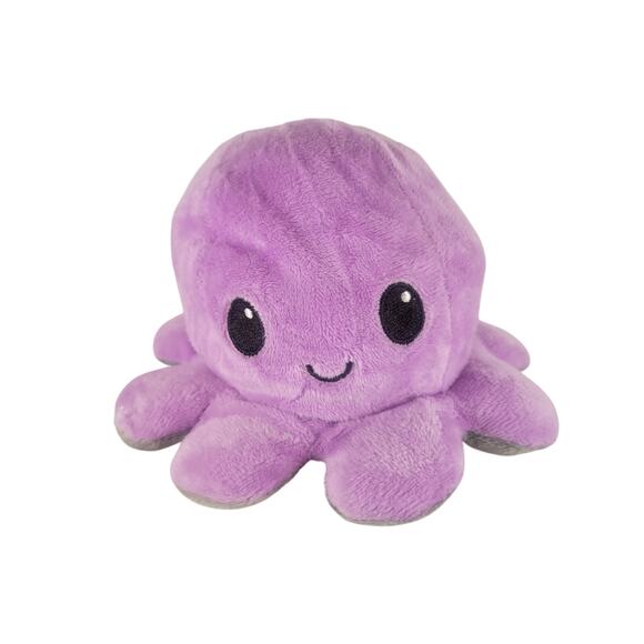 Reversible Octopus Plush Lot of 2 Mood Toys Flip Happy Sad Plushie  TeeTurtle - Picture 5 of 11